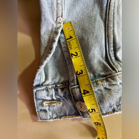 Jean jacket Hadid denim jacket with white stars. logo HADID on the back - Picture 13 of 16